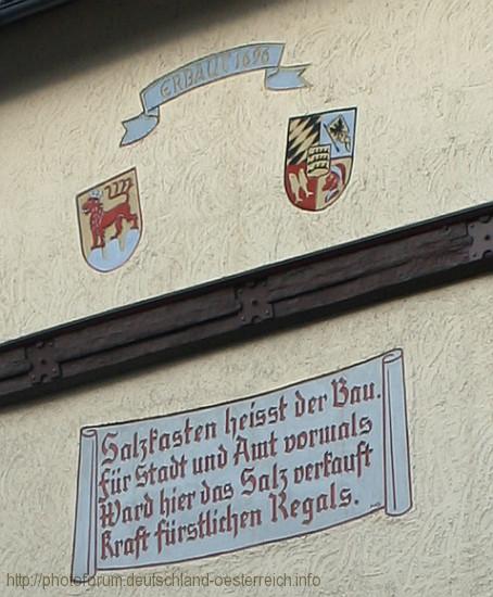 CALW > Salzgasse > Salzkasten - Inschrift