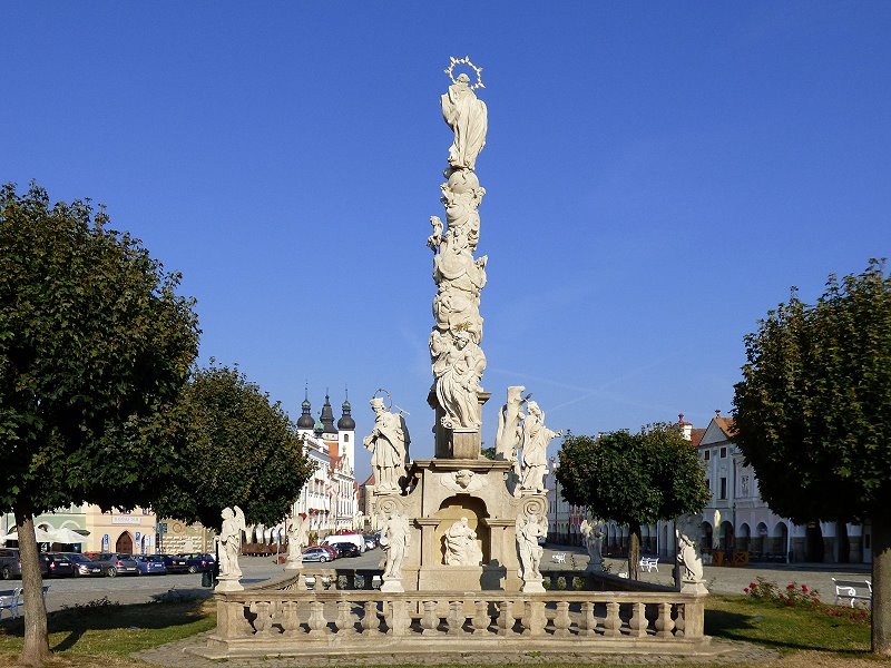 Telc > Mariensäule