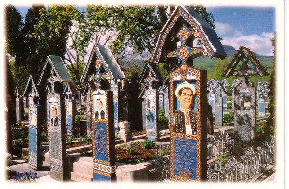 SĂPÂNŢA > Der fröhliche Friedhof