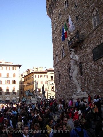 FIRENZE > David vorm Palazzo Vecchio