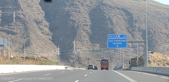 TENERIFE > Autobahn TF-1 > Ausfahrt 14