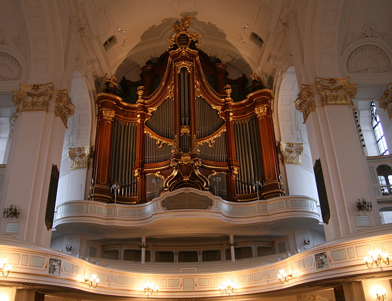 Hamburg Michaeliskirche Silbermannorgel