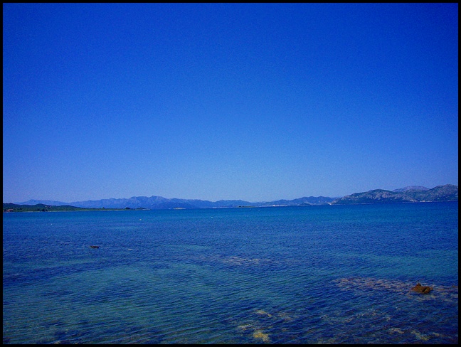 Die rechte Seite von Peljesac