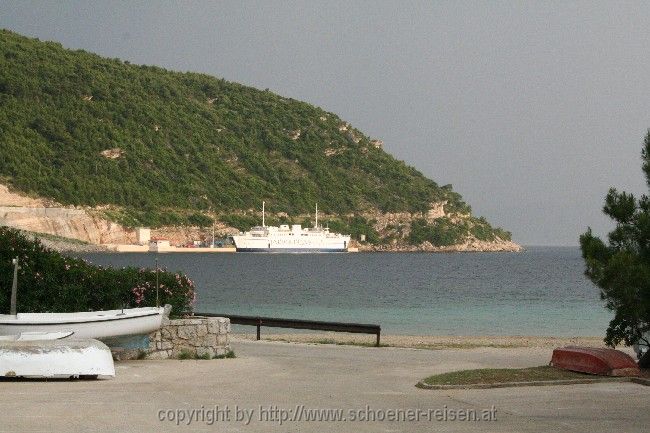 Peljesac > Prapratno > Anlegestelle nach Mljet