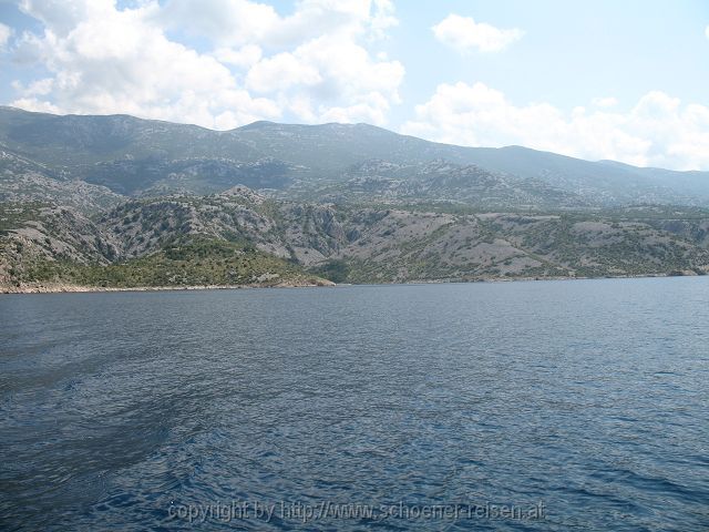 PRIZNA(FESTLAND) > Überfahrt zur Insel Pag 8