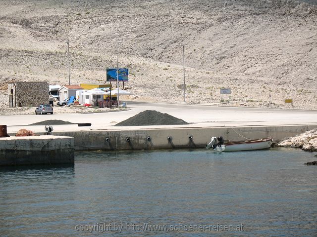 PRIZNA(FESTLAND) > Überfahrt zur Insel Pag 6