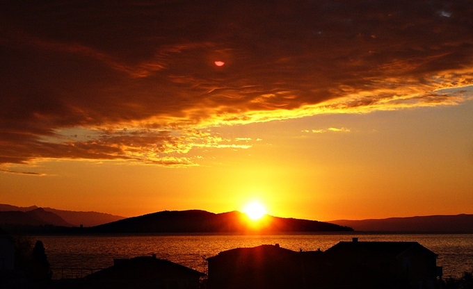Sonnenaufgang in Kastela