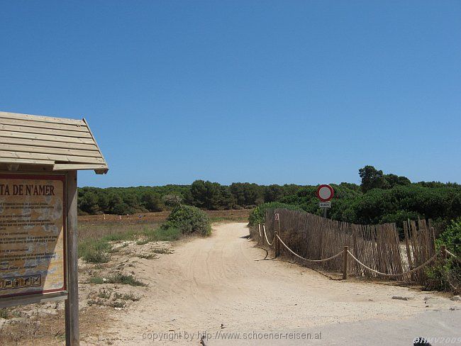 HALBINSEL SA PUNTA DE N'AMER > Radweg von Sa Coma ins Naturschutzgebiet