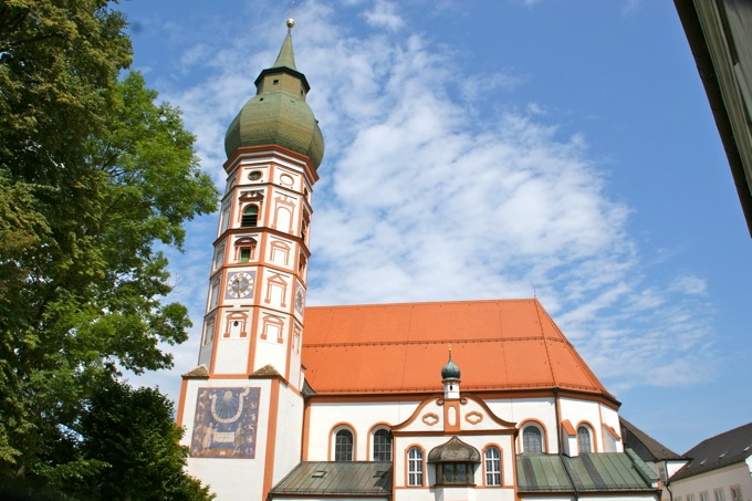 D: ANDECHS Landkreis Starnberg > Nepomukfigur auf der Empore
