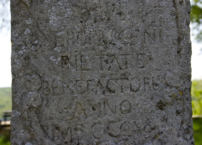 HR: TINJAN (Istrien) > Nepomuk auf der Säule