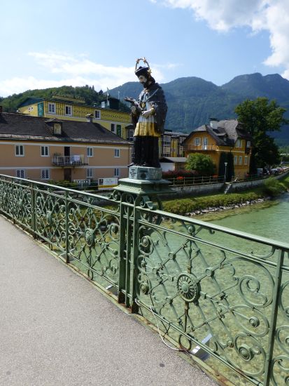 A:Oberösterreich>Bad Ischl>Nepomuk auf der Elisabethbrücke 002