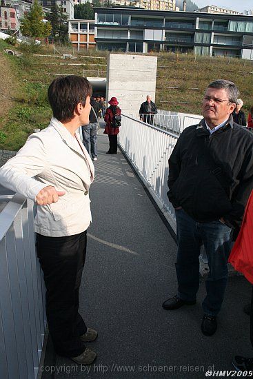 SANKT MORITZ-DORF > Parkhaus Serletta > Panoramaplattform