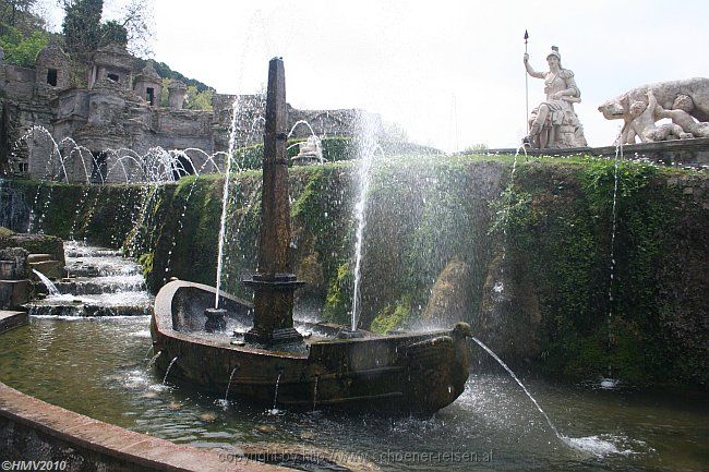 TIVOLI > Villa d'Este > Park > 34 - Brunnen des kleinen Rom