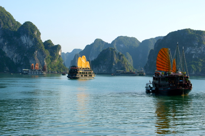 HALONG-BUCHT > Tour auf einer Dschunke 2