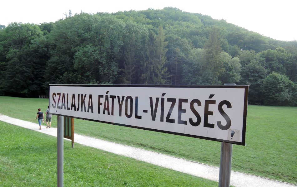 H:Szilvásvárad>Szalajkatal>Kleinbahn>Endstation>Schild