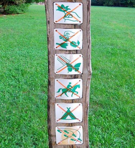 H:Szilvásvárad>Szalajkatal>Verbotspfosten