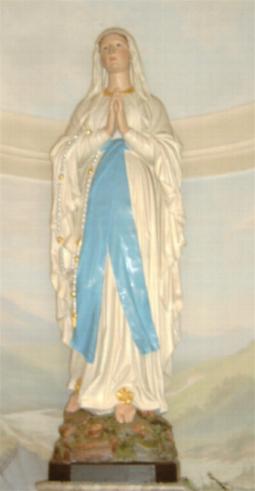 DILLINGEN > Ölbergkapelle > Lourdesmadonna