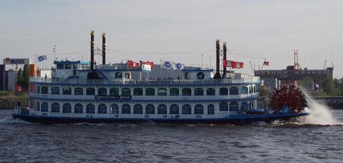 Hamburg - Raddampfer Louisiana Star