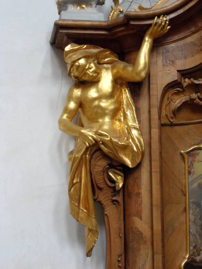 D:Ettal>Klosterkirche>Beichtstuhl>Dachträger