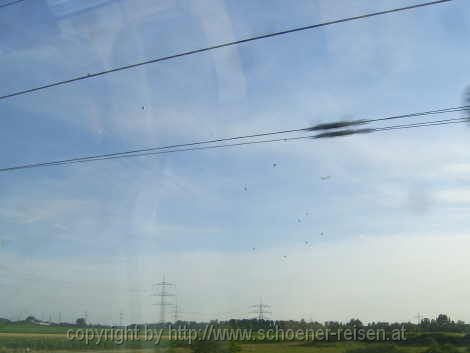 Heißluftballons vor Mering