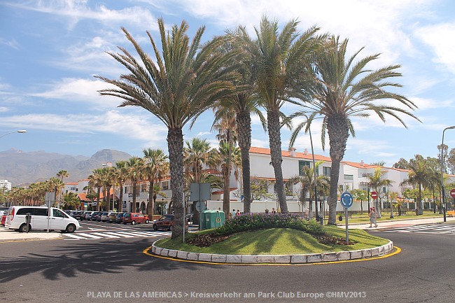 PLAYA DE LAS AMERICAS > Kreisverkehr am Park Club Europe