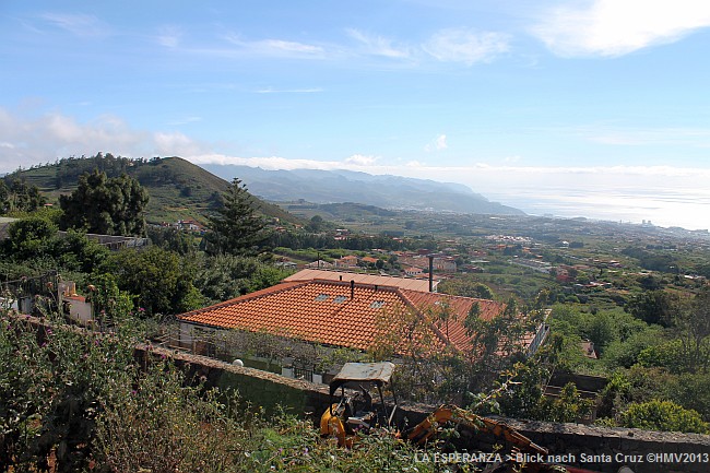 LA ESPERANZA > Blick nach Santa Cruz de Tenerife