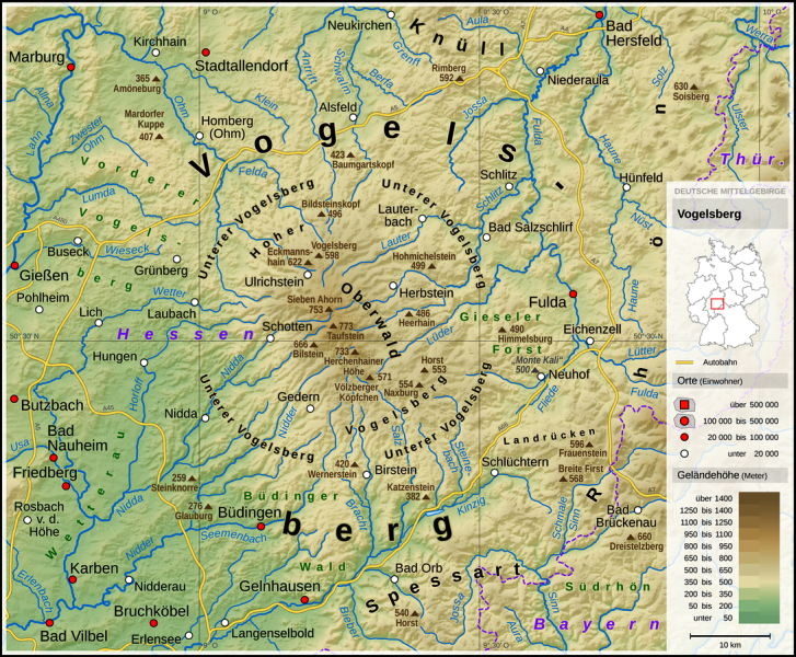 D:Hessen>Vogelsberg>Karte